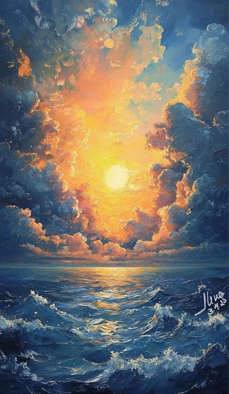 ArteDiAlina.com painting: End of the Flood